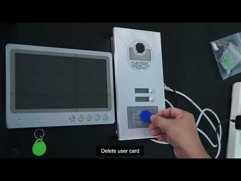 How to set up and create WIFI Wired Video Intercom ,Wired Video Doorbell Door Phone Intercom