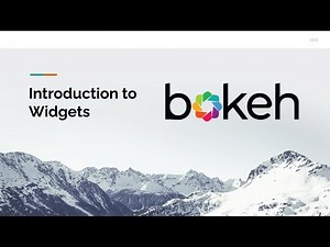 Bokeh: Introduction to Widgets