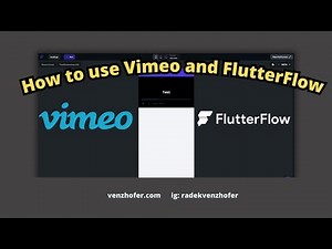 How to use Vimeo with FlutterFlow player?