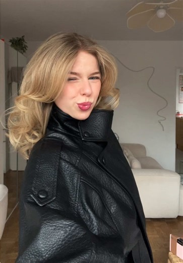 Stylisher Zara Lederjacken Trend