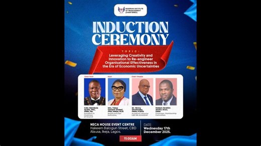 December 2025 Induction Ceremony | Nigerian Institute of Management (Chartered)