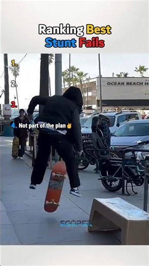 Ranking the WORST Stunt Fails 💀 #fails #stunts #viral