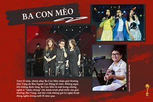 [eMagazine] Nhóm Ba Con Mèo: Tự hào khi được giải Mai Vàng tôn vinh