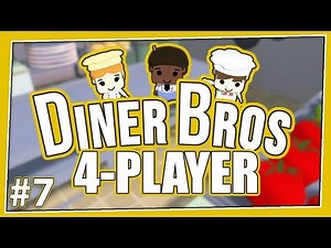 Diner Bros - #7 - CHALLENGE MODE! (4 Player Gameplay)