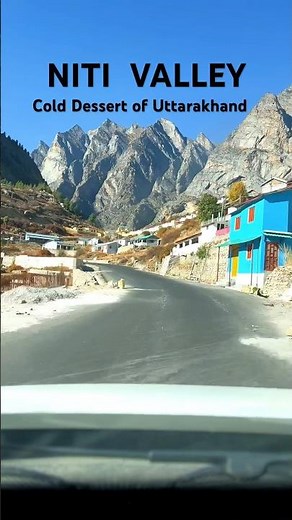 Ladakh of Uttarakhand - This is the beautiful NITI valley near Joshimath ❤️