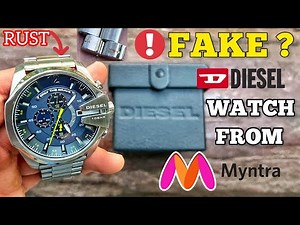 I Got a Fake DIESEL Watch From Myntra? Got a Rusted Diesel Watch From Myntra | MUST WATCH