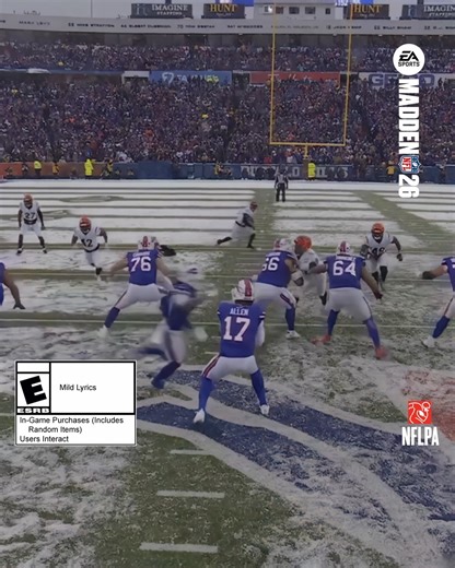 Josh Allen's 40-yard rush TD in the snow is Week 14's EA SPORTS MADDEN NFL moment! ❄️ | NFL