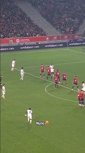 Nuno Insane Freekick Goal vs Lille Today ☄️🇵🇹#PSG #Nunomendes #Ligue1