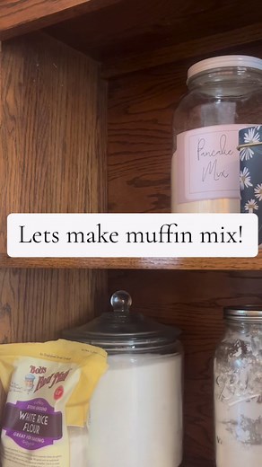 22K views · 286 reactions | Back with another premade mix video! This time it’s muffin mix! Muffins are a favorite around here so making this mix saves me time! Here’s the recipe! The recipe is in the video! When picking your add ins for this you can add as much or as little as you want! #homestead #homesteading #homesteadkitchen #KitchenHack #recipes #recipesforyou #homemadefood | Old State Homestead | Facebook