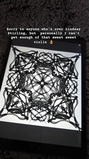 Violin + doodle dance is simply satisfying.