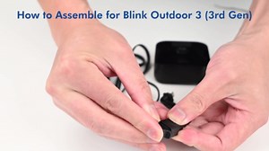 25ft/7.5m Power Adapter for Blink Outdoor 4 (4th Gen) & (3rd Gen)&Blink XT2/XT, Weatherproof Flat Extension Cable with Extra Type C to Micro USB Adapter Continuously Charging Your Blink Outdoor Camera