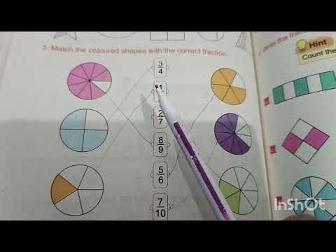 Mathematics class two unit 3 (Fraction) (Review Exercise )solved