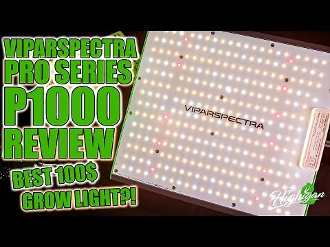 Viparspectra P1000 LED Grow Light Review! 2021 Model