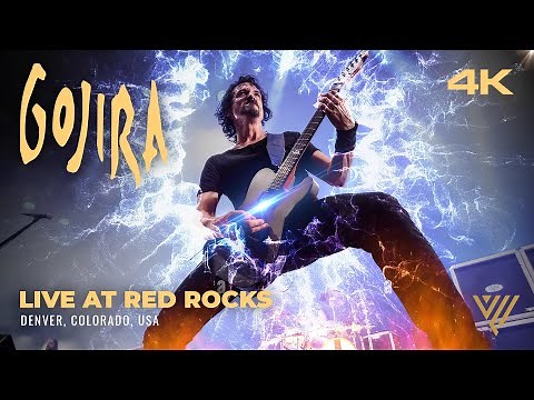 Gojira • Live at Red Rocks in 4K • FULL CONCERT • AI Upscaled #gojira #4k