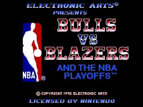 Bulls vs Blazers and the NBA Playoffs (SNES) - Longplay (Tournament)