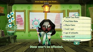 Great Sage Robe over Peach Dress Mod for Miitopia (Switch) | Miitopia Mods
