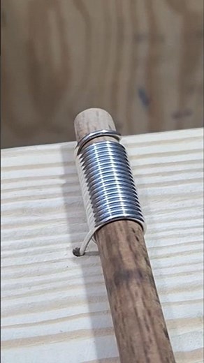 How to Make Return Spring at Home #diy #tutorial #shorts #carpentry #tricks #lifehacks