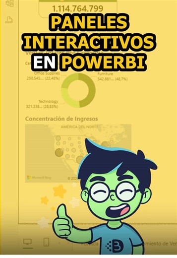 🎛️ ¡Convierte tus datos en historias visuales! Aprende a crear paneles interactivos en Power BI que te permiten explorar información con solo un clic. Filtra, compara y analiza resultados en tiempo real sin complicaciones. • • • #PowerBI #PowerQuery #DataTips #Productividad #AnalisisDeDatos