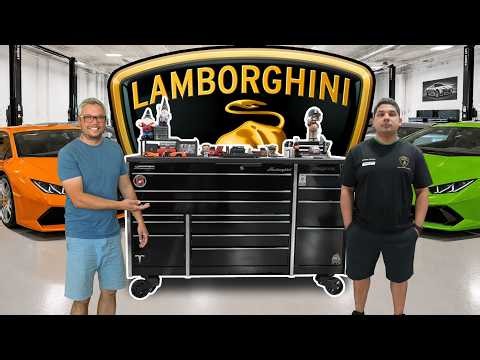 Lamborghini Foreman Shares His Incredibly CLEAN Setup (Toolbox Tour)
