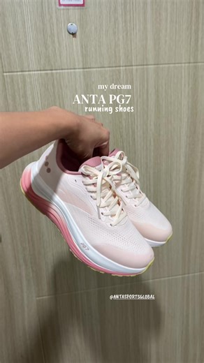 The feeling when you finally got your dream running shoes from @ANTA SPORTS GLOBAL 👟💓 #sports #running #pink #shoesforwomen #fyp