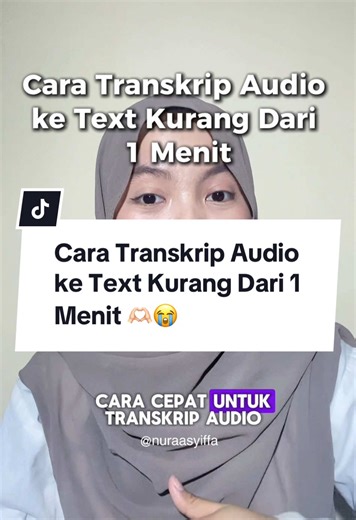 Cara Transkrip Audio ke Teks Cepat dan Praktis