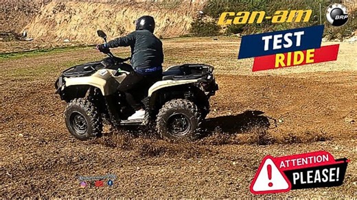 Can-Am Outlander 500 Pro XU steering test