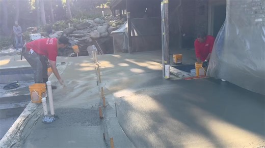 1.9K views · 33 reactions | This pool is coming along nicely! Just finished up our stone texture pool deck and we love the results! #patio #construction #stampedpatio #backyardliving #residentialconcrete #decorativeconcrete #indydecorativeconcrete #homeimprovement #patioseason #backyardgoals #stampedconcrete #Homeimprovement | Indy Decorative Concrete | Facebook