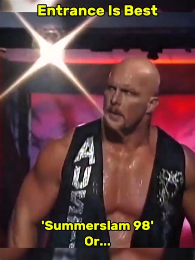 2 amazing entrances.. which is best 👌 Stone Cold Steve Austin had the best entrance in history. #wwe #stonecold #attitudeera #wrestling #steveaustin