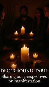 Round table on manifestation sharing real perspectives, lived experience, and what truly works.