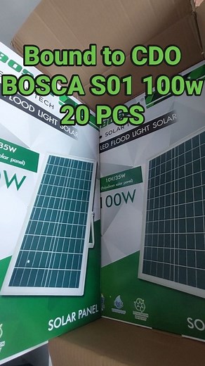 1.8K views · 5 comments | Bosca Solar Flood Light ✔️S01 100w...