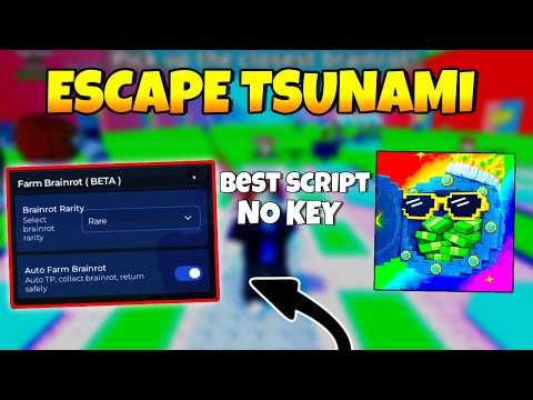 *UPDATED* Escape Tsunami Brainrot Script (PASTEBIN 2026) (INFINITE COINS , DUPE BRAINROT)