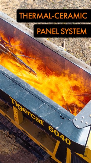 Tigercat Industries on Instagram: "The 6040 thermal-ceramic panel system is designed to create optimal conditions for the carbonizing process while protecting machine structures and components from heat.⁠ ⁠ #tigercat #tigercatmachines #tigercatforestry #forestry #logging #heavyequipment #forestryequipment #timberharvest #carbonizer #carbon #materialhandling #biochar #Innovation #Sustainability #WasteManagement #EnvironmentalTechnology #GreenTech #Efficiency #woodwastemanagement #biomass #carboni