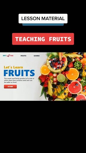 Engaging Fruits Lesson for Kids - Fun Online Learning