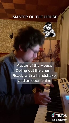 Master of the House (from Les Miserables) #masterofthehouse #lesmiserables #lesmis #piano #pianojordan #broadwaymusicals #broadway #westend #thenardier #singwithme #duetthis #musicals #theatrekid #theaterkid #musicaltheater #sachabaroncohen