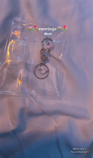 Earrings haul🪷 🩵💗🤍 #cute #earings #yay