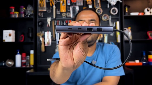 Ugreen CM512 P/N: 45320 Type-C Male to Dual USB, Tri USB-C & Lan Female Space Gray Multi-Interface HUB. " If you enjoyed this video, please like & don't forget to subscribe, Your support means a lot! " | TechMania BD