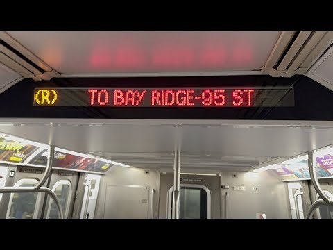 BMT Broadway Local: R160A (R) Train [Forest Hills-71 Av to Bay Ridge-95 St #5]