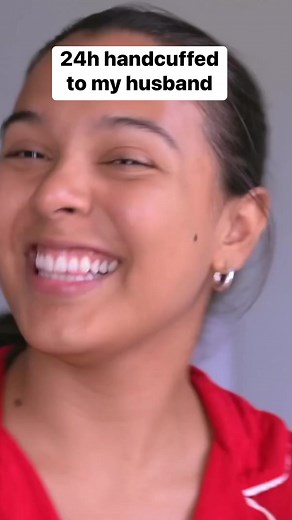 Handcuffing my husband for 24h 😈 #reels #husband #handcuffs #wife #prank #couplegoals | Natalies Outlet