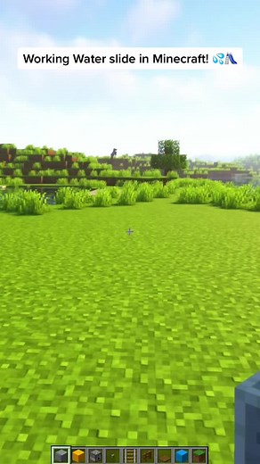 💦🛝 Working Waterslide in Minecraft! #redstonebuilds #minecraft #fyp