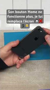 Son bouton Home ne fonctionne plus sur son iPhone 8, je lui remplace l’écran 📱👨‍🔧 #iphone #repair