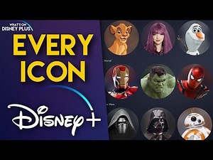 What Icons/Avatars Does Disney+ Have?