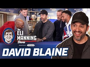 David Blaine STUNS Eli & Victor Cruz with Magic Tricks | The Eli Manning Show