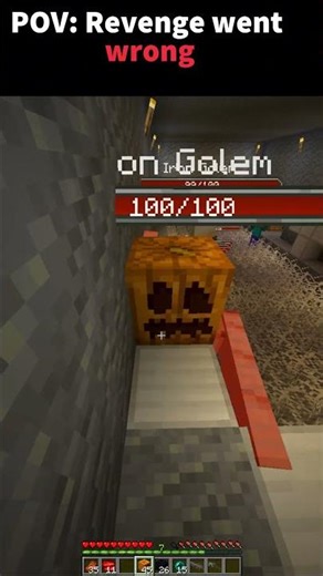 Revenge went wrong😆😆 #minecraft #shorts #fail