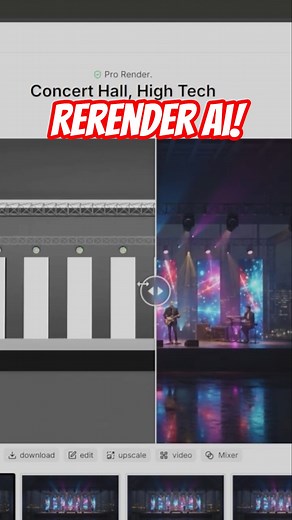3D Renders → AI Magic ✨ | ‪@ReRenderAI‬ in Action