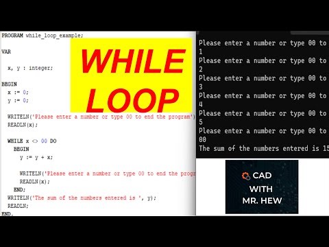 While loop - Pascal Programming Language