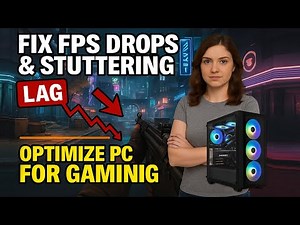 How To Fix FPS Drops and Stuttering in Games - Optimize Your PC for Gaming. #gamelag #fpsdrop