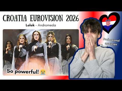 CLASSICALLY TRAINED MUSICIAN REACTS TO CROATIA EUROVISION 2026 🇭🇷 | Lelek ‘Andromeda’ analysis