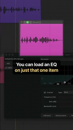 Processing individual items in REAPER