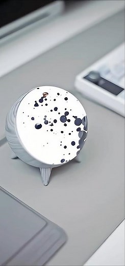 Ferrofluid🤯Symbiote Rhythm😲 Speaker Dancing Ferrofluid speaker🥳Venom #shorts #gadgets #ferrofluid