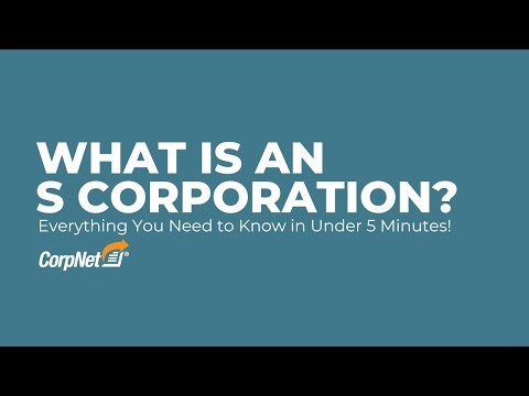 What Is an S Corporation?